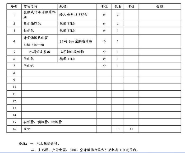 洗浴中心余熱回收解決方案